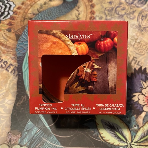 NIB 3oz Star Lights Spiced Pumpkin Pie Scented Candle - Picture 2 of 5